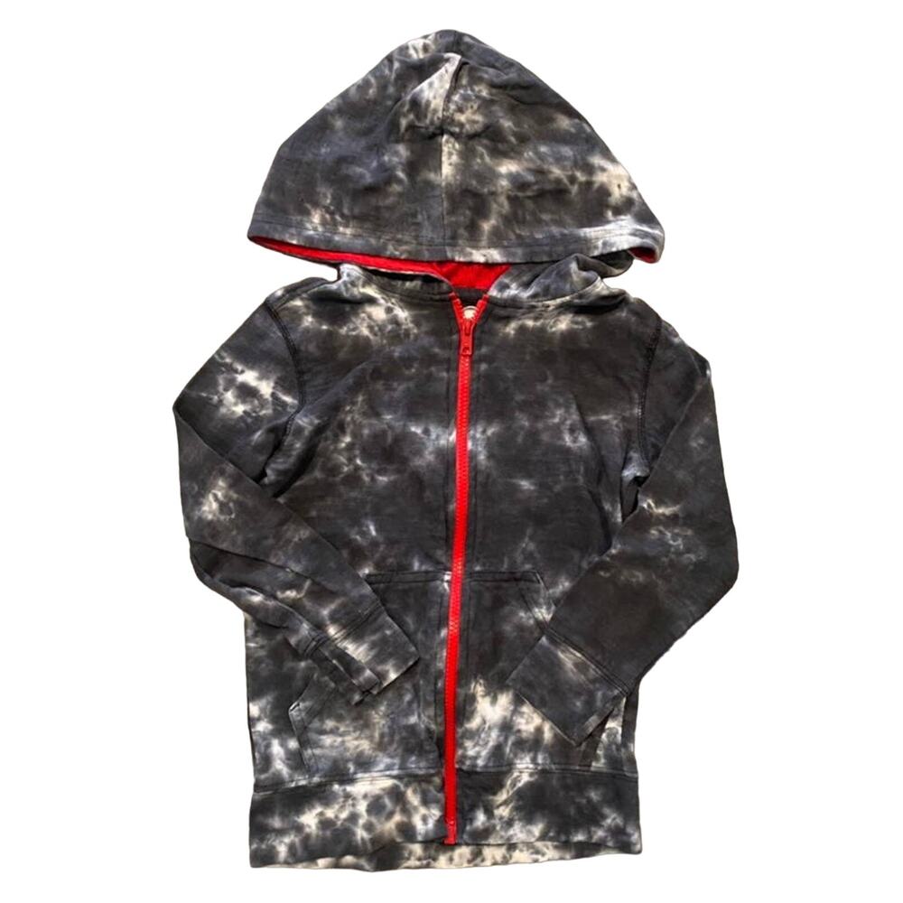 Wonder Nation Gray Tie Dye Hoodie Sweatshirt Size XS 4/5